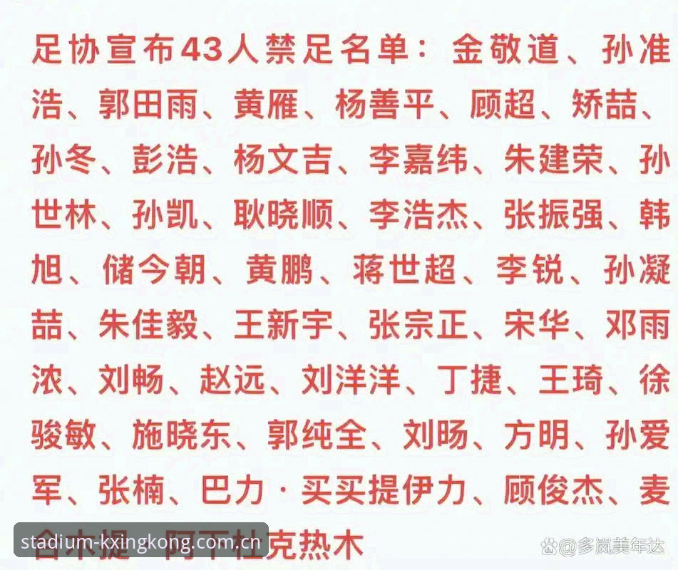 中国足协第三批禁足名单深度解析：从行业乱象看足球治理完整指南